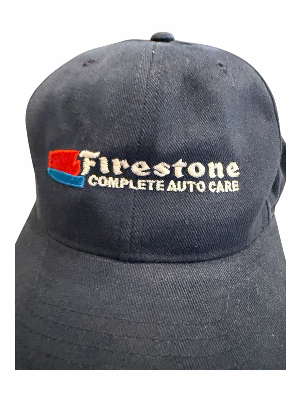 Men's Firestone Complete Auto Care Navy Embroidered Logo Cap
With Velcro Strap